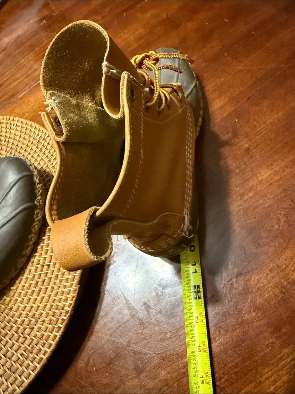 L.L. Bean Brown and Dark Women’s Winter/Rain Boots Duck - Picture 11 of 11